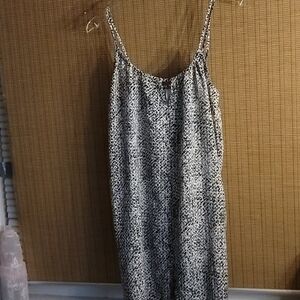 Aeropostale Black and White Printed Jumpsuit